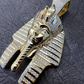 Iced King Tut Egyptian Pharaoh Hip Hop Pendant  customdiamjewel   