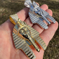 Iced King Tut Egyptian Pharaoh Hip Hop Pendant  customdiamjewel   