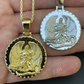 Plain Gold Euphanasia Tupac 2Pac Medallion Pendant  customdiamjewel   