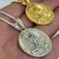 Plain Gold Euphanasia Tupac 2Pac Medallion Pendant  customdiamjewel   