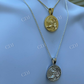 Plain Gold Euphanasia Tupac 2Pac Medallion Pendant  customdiamjewel   