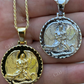 Plain Gold Euphanasia Tupac 2Pac Medallion Pendant  customdiamjewel   