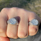 Iced Diamond Nugget Micro pave Ring  customdiamjewel   