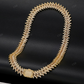 Stylish 18mm Moissanite Spiked Cuban Link Chain hip hop jewelry CustomDiamJewel