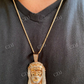 14k Rose Gold Jesus Piece Hip Hop Iced Men Pendant  customdiamjewel   