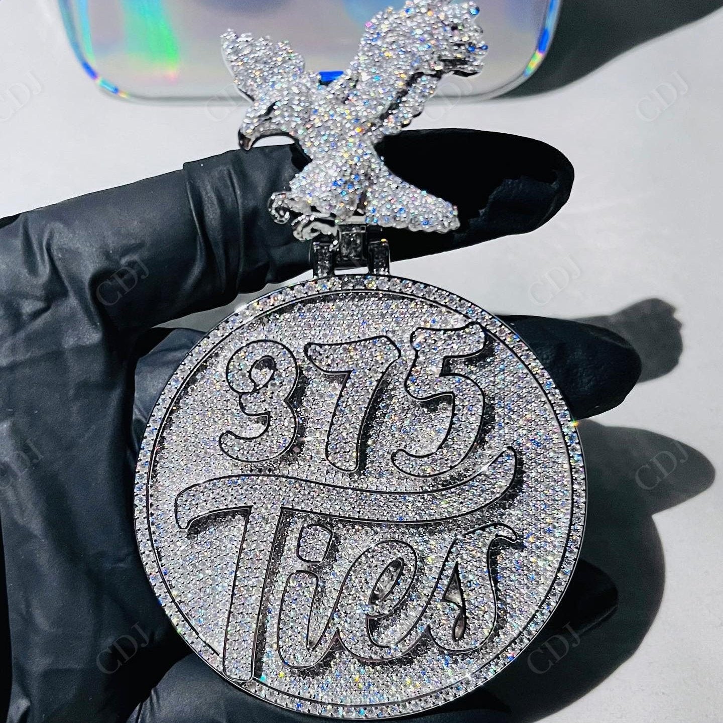 Letter 3D Bird VVS Moissanite Iced Out Customized Hip Hop Pendant hip hop jewelry CustomDiamJewel   