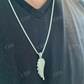 Angel Wing Diamond Hip Hop Pendant  customdiamjewel   