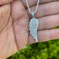 Angel Wing Diamond Hip Hop Pendant  customdiamjewel   