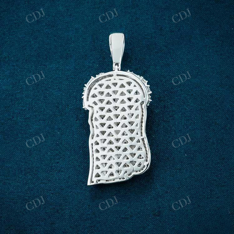 Alternative Diamond Jesus Hip Hop Pendant  customdiamjewel   