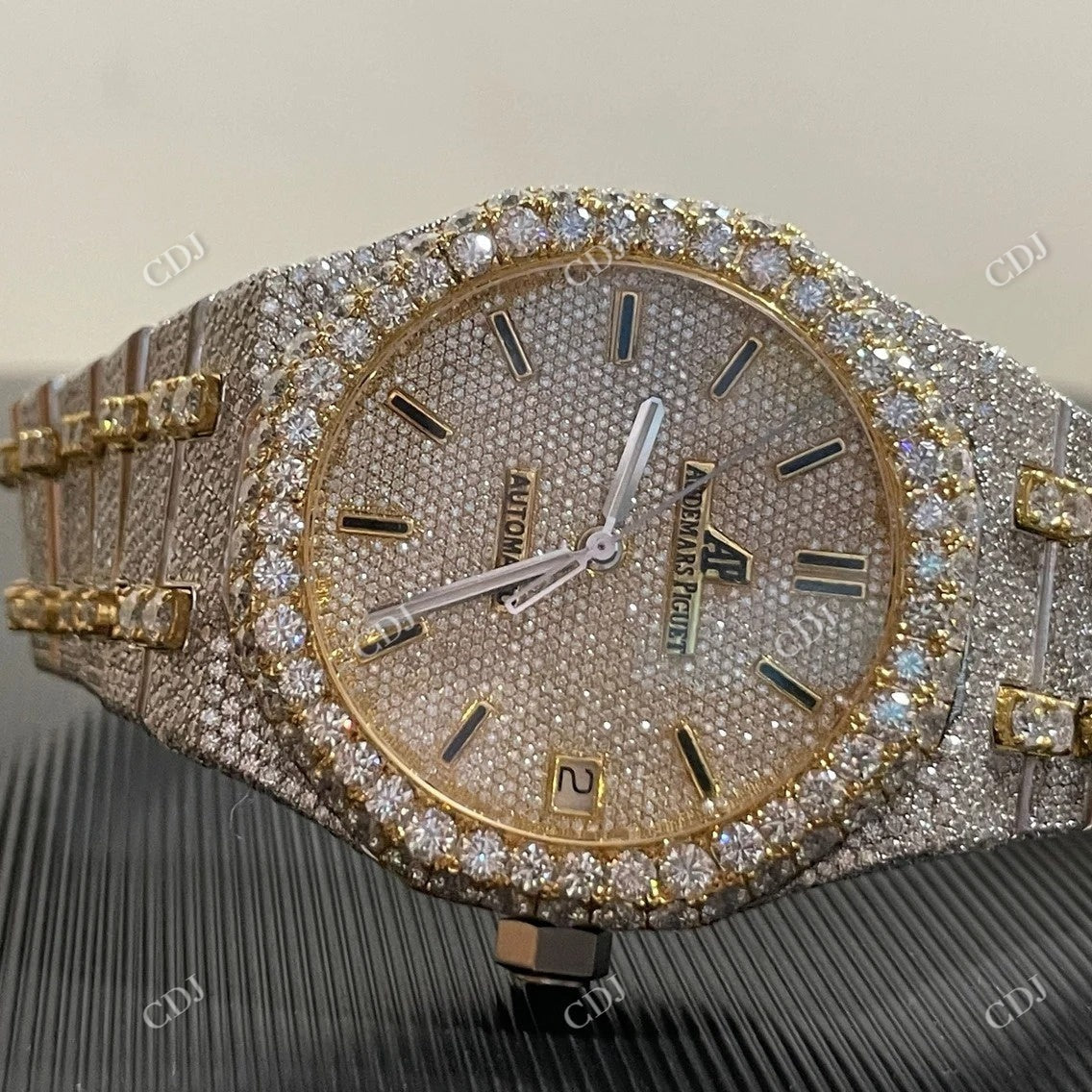 Audemars Piguet Two Tone Diamond Watch  customdiamjewel   