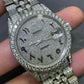 Hip Hop Fully Iced Out Diamond Watch  customdiamjewel   