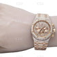 Real Diamond Watch Mens Audemars Piguet Rose Gold Plated Royal Oak 41MM Diamond Watch 31.75 CTW (Approx)  customdiamjewel   