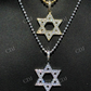 Iced Magen Star Of David Jewish Iced Diamond Pendant  customdiamjewel   