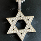 Iced Magen Star Of David Jewish Iced Diamond Pendant  customdiamjewel   