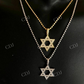 Iced Magen Star Of David Jewish Iced Diamond Pendant  customdiamjewel   