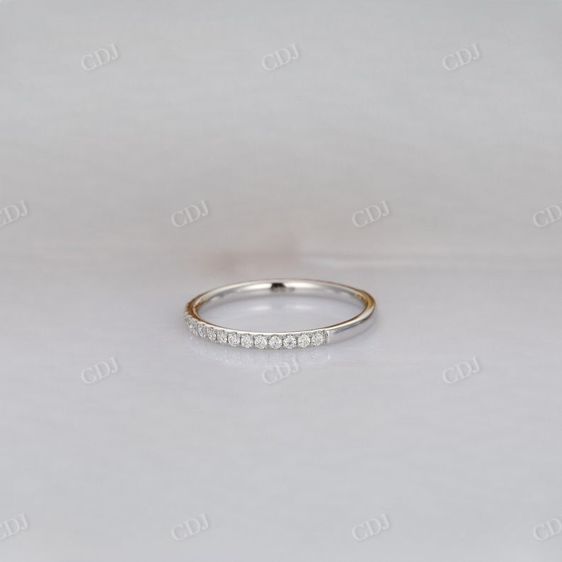 Round Cut 3/4 Eternity Lab Grown Diamond Wedding Band Wedding Band customdiamjewel   