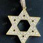 Iced Magen Star Of David Jewish Iced Diamond Pendant  customdiamjewel   