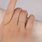 Round Cut 3/4 Eternity Lab Grown Diamond Wedding Band Wedding Band customdiamjewel   