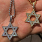 Iced Magen Star Of David Jewish Iced Diamond Pendant  customdiamjewel   