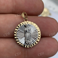 Sterling Silver Virgin Mary Guadalupe Medallion Pendant  customdiamjewel   