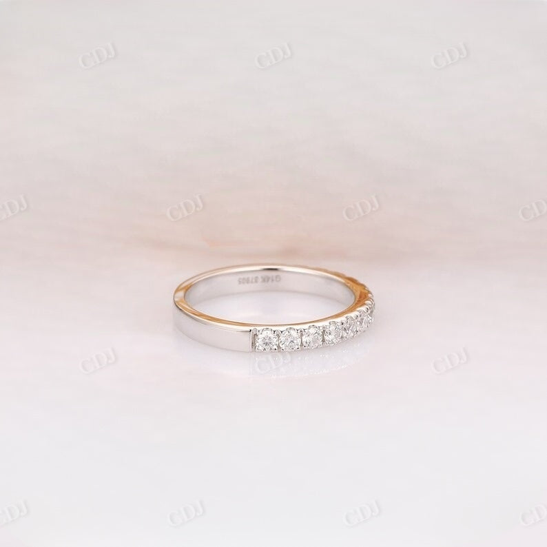 Round Cut Lab Grown Diamond Eternity Wedding Band Wedding Band customdiamjewel   