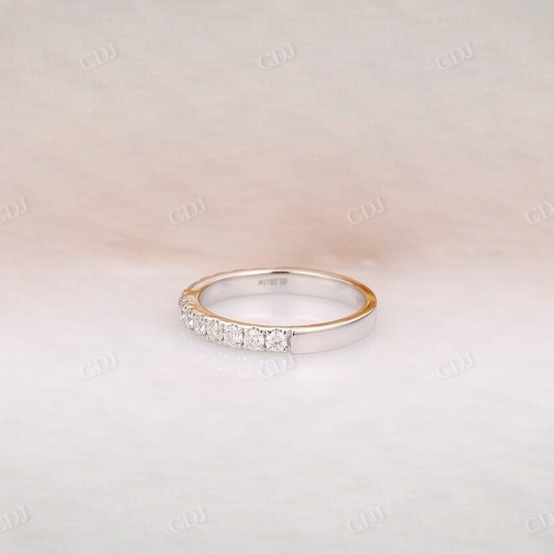 Round Cut Lab Grown Diamond Eternity Wedding Band Wedding Band customdiamjewel   