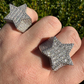 Hip Hop Iced Out Baguette Star Shaped Diamond Ring  customdiamjewel   