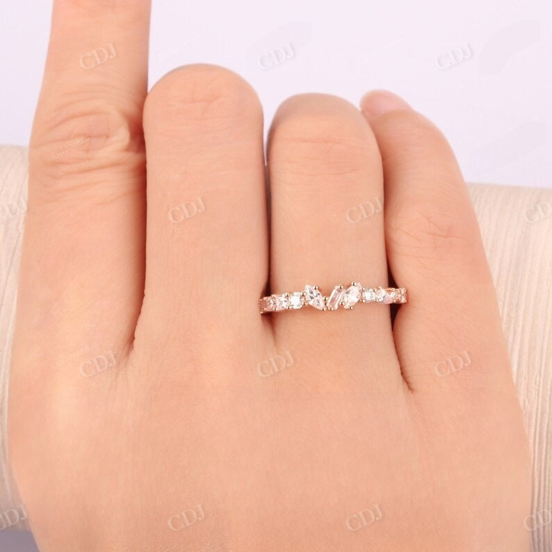 Alternative Lab Grown  Diamond Wedding Band  customdiamjewel   