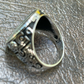 Sterling Silver Death King Skull with Crown Coin Hip Hop Ring  customdiamjewel   