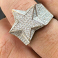 Handmade 3-D Star Hip Hop Pinky Ring  customdiamjewel   