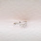 0.28CT Marquise And Round Cut Real Diamond Curved Wedding Band  customdiamjewel   