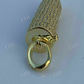 Gold Diamond Bullet Iced Stash Pendant  customdiamjewel   