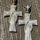 14k Gold Cross Crucifix ICY Diamond Mens Pendant  customdiamjewel   