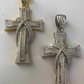 14k Gold Cross Crucifix ICY Diamond Mens Pendant  customdiamjewel   