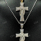 14k Gold Cross Crucifix ICY Diamond Mens Pendant  customdiamjewel   