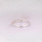 Plain Curved White Gold Wedding Band Wedding Band customdiamjewel   