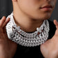 Iced Out Cuban Link Chain hip hop jewelry CustomDiamJewel   