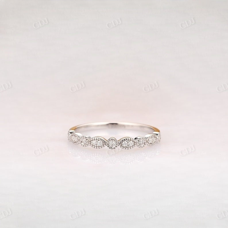 0.10CTW Unique Lab Grown Diamond Wedding Band Wedding Band customdiamjewel   