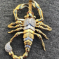 Men's 14k Yellow Gold Scorpion Pendant  customdiamjewel   