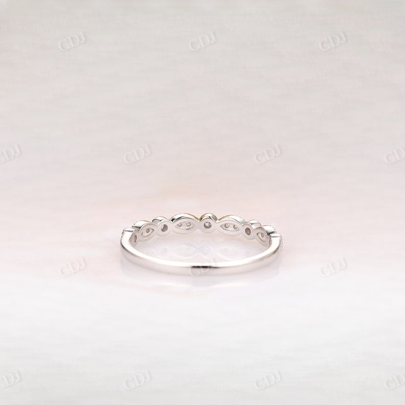 0.10CTW Unique Lab Grown Diamond Wedding Band Wedding Band customdiamjewel   