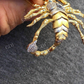 Men's 14k Yellow Gold Scorpion Pendant  customdiamjewel   