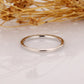 Round Lab Grown Diamond White Gold Wedding Band Wedding Band customdiamjewel   