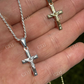 Mens Ladies Plain Gold Cross Crucifix Pendant  customdiamjewel   