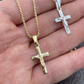 Mens Ladies Plain Gold Cross Crucifix Pendant  customdiamjewel   