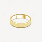 Classic Plain Gold Wedding Band  customdiamjewel   