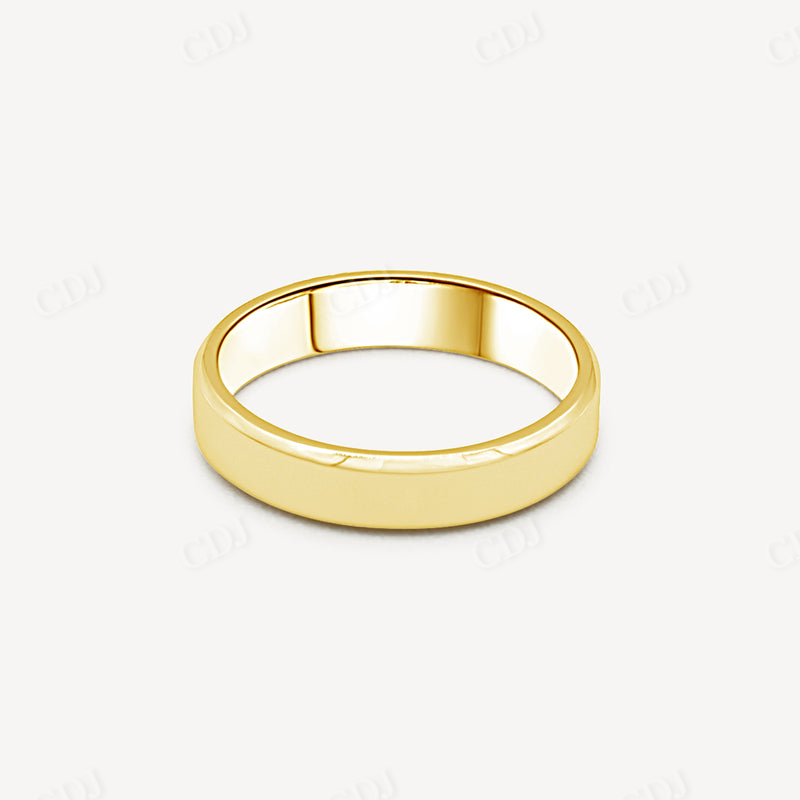 Classic Plain Gold Wedding Band  customdiamjewel   