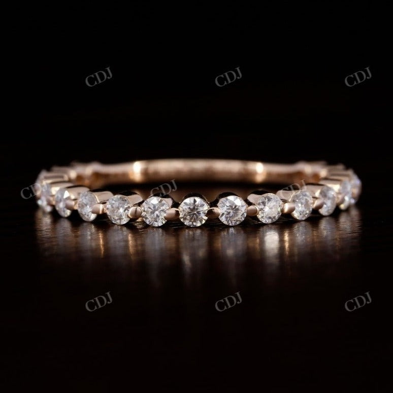 2 MM Round Cut Diamond Wedding Band  customdiamjewel   