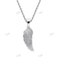 Trendy Iced Out Solid Gold Feather Hip Hop Pendant hip hop jewelry CustomDiamJewel