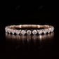 2 MM Round Cut Lab Grown Colorless Diamond Wedding Band  customdiamjewel Sterling Silver Rose Gold VVS-EF