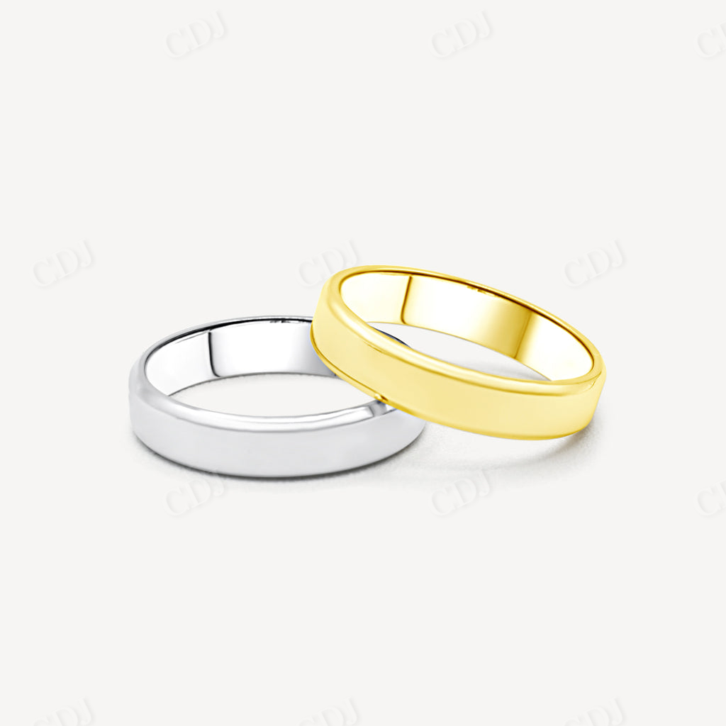 Classic Plain Gold Wedding Band  customdiamjewel   